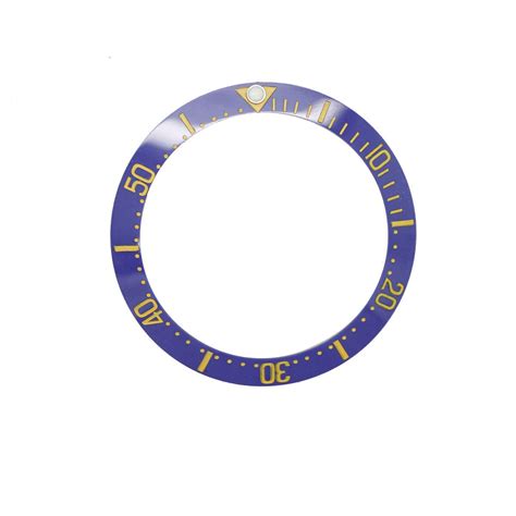 rolex blue bezel insert|Rolex replacement bezel insert.